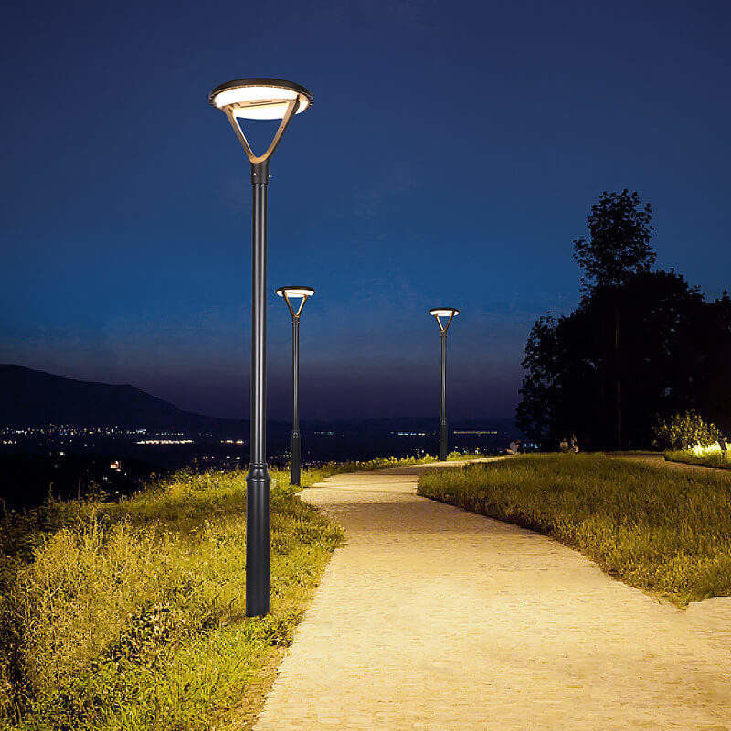 太陽光照明路灯 IP65 景観電源点灯 屋外 LED 庭灯