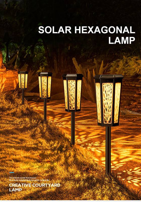 オートオンオフ 太陽光発電の庭園飾り付け灯 IP65 歩道照明