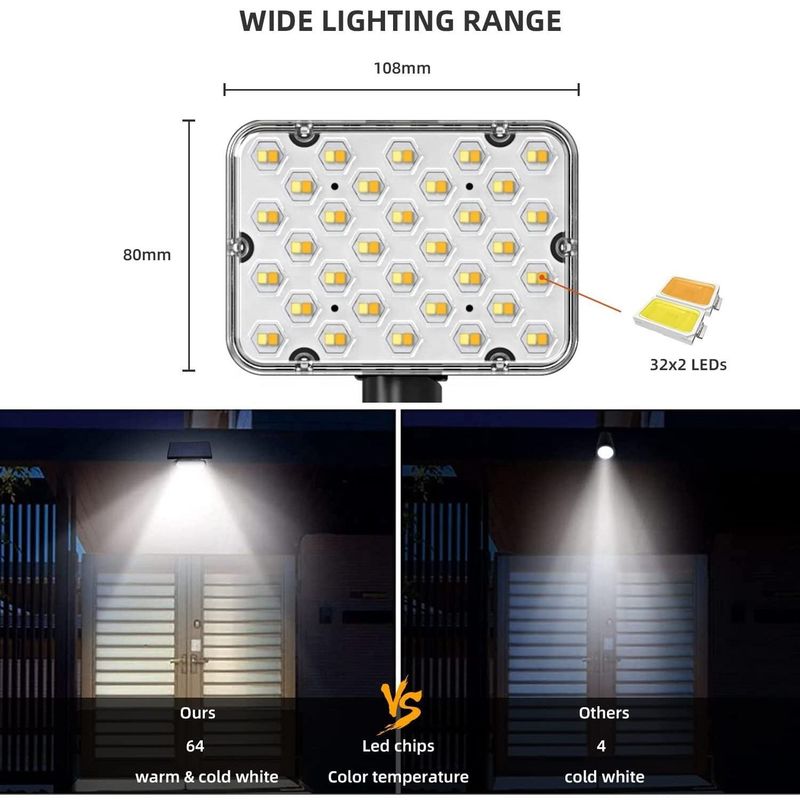 LED太陽光発電スポットライト 庭草地 IP65 防水景観ステージ照明