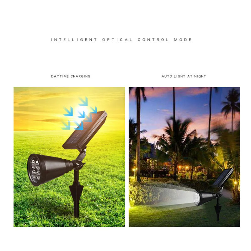 太陽光発電 4 LEDスポットライト Ip65 防水太陽光スポットライト