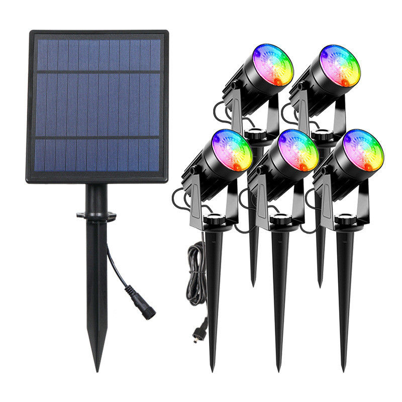6000K 日光警報 2 モード 太陽エネルギー LEDランプ 4 in 1 屋外 LED 太陽光スポットライト