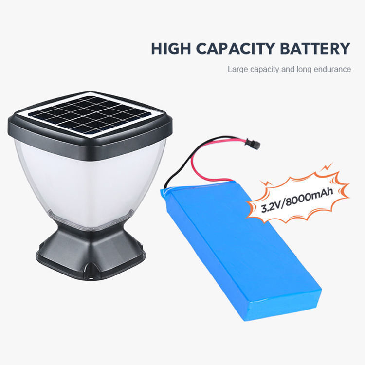 屋外景観照明 太陽光壁柱灯 LED 太陽光ヴィラ壁ランプ 3000K/6500K