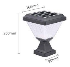 太陽光 防水 LED 柱灯 柱フェンスランプ