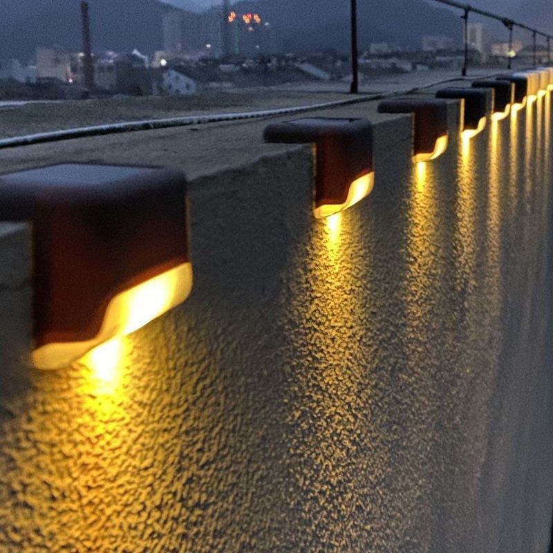 DC 6V 太陽光 LED 屋外 庭 灯 階段 屋根 ランプ 庭 庭 飾り