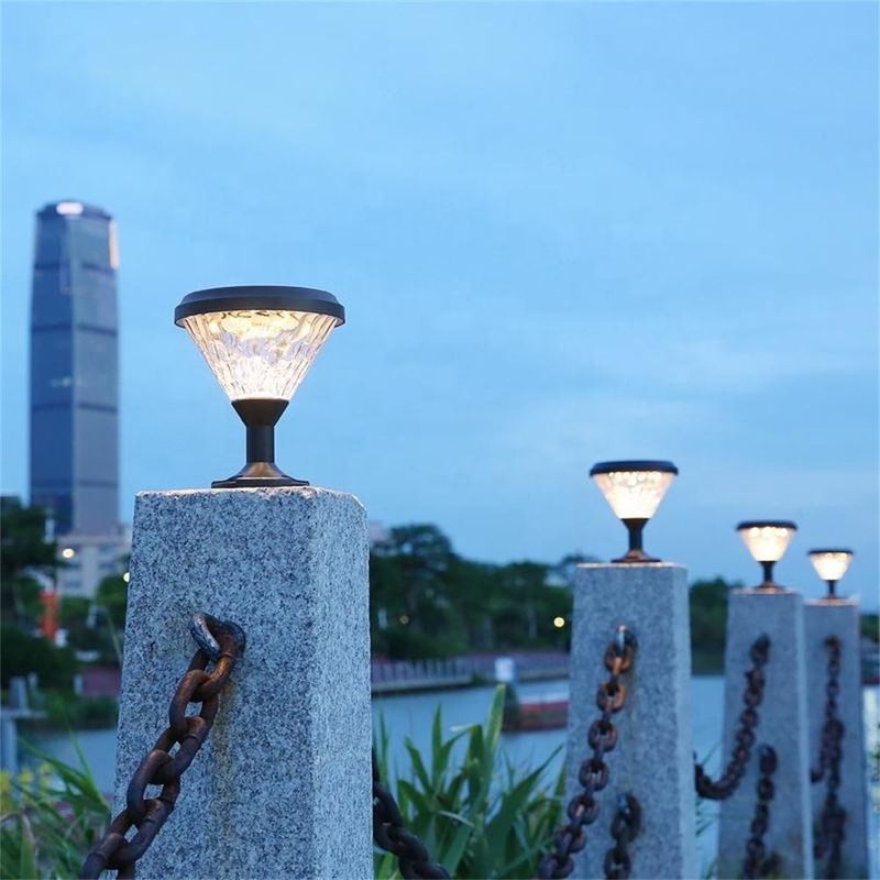 ヨーロッパ様式 IP65 防水ランプ 庭 ソーラー LED 芝生 庭 バルダー 屋外用 庭灯
