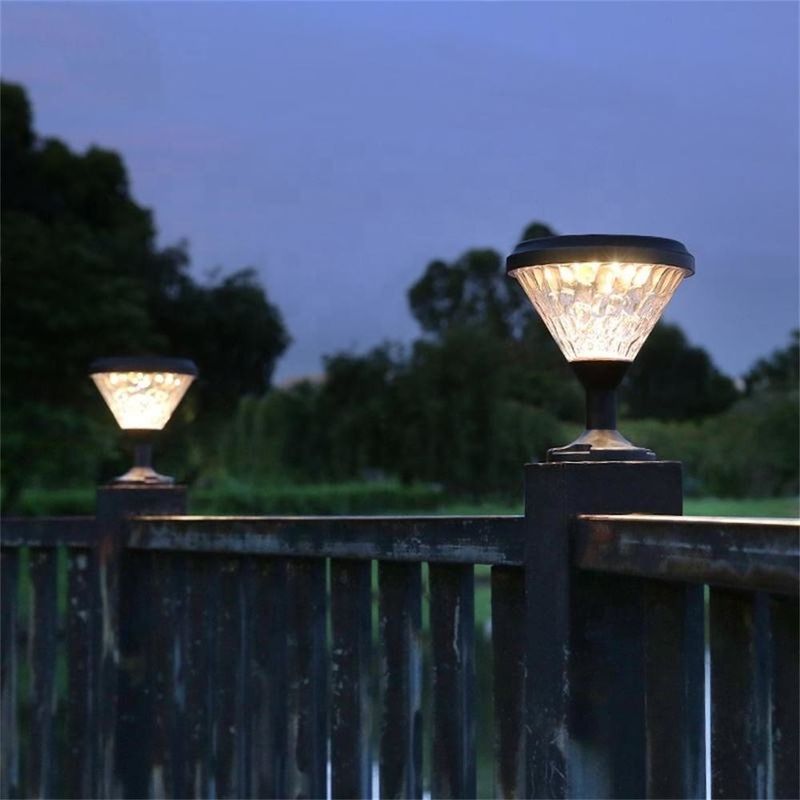 ヨーロッパ様式 IP65 防水ランプ 庭 ソーラー LED 芝生 庭 バルダー 屋外用 庭灯