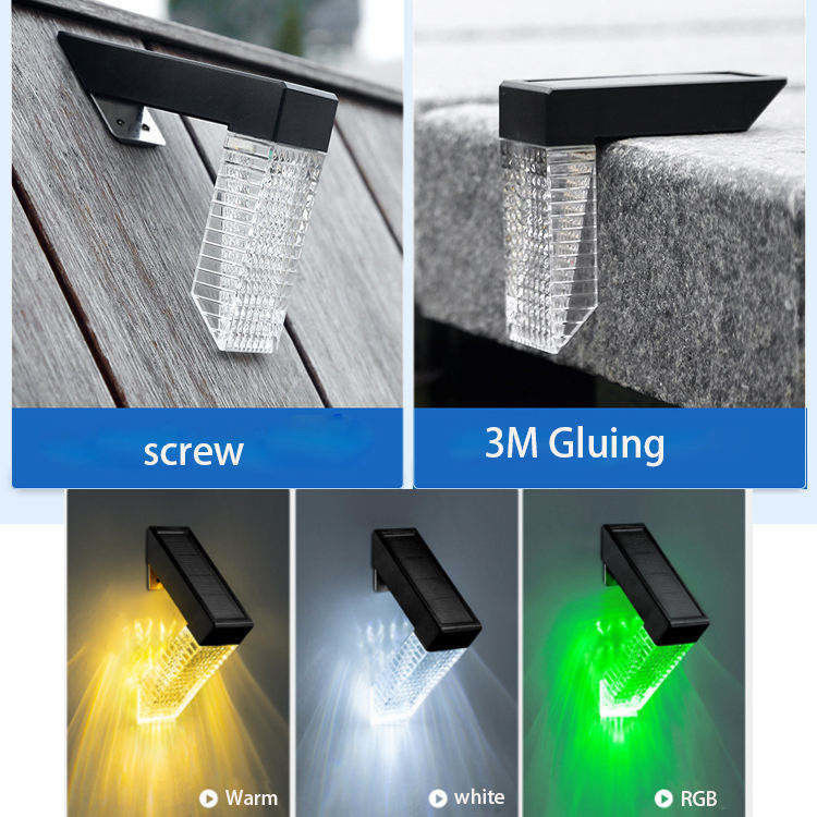太陽センサーデッキライト 屋外用 LED階段ランプ IP65 防水 CRI Ra 70