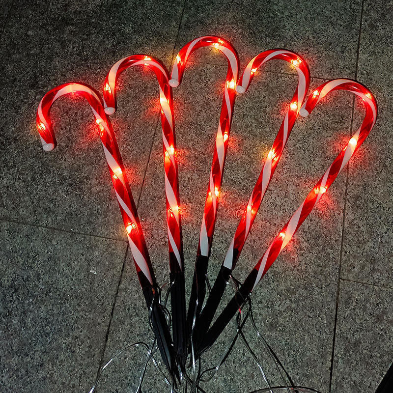 屋外太陽光LEDライト クリスマスキャンディキャーンライト その他のクリスマス飾り付け