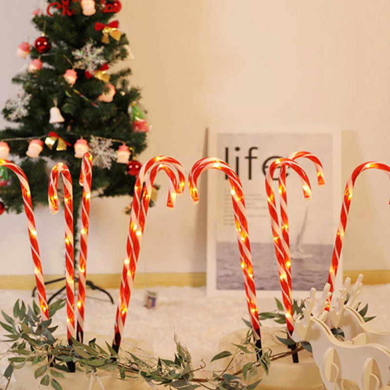 屋外太陽光LEDライト クリスマスキャンディキャーンライト その他のクリスマス飾り付け