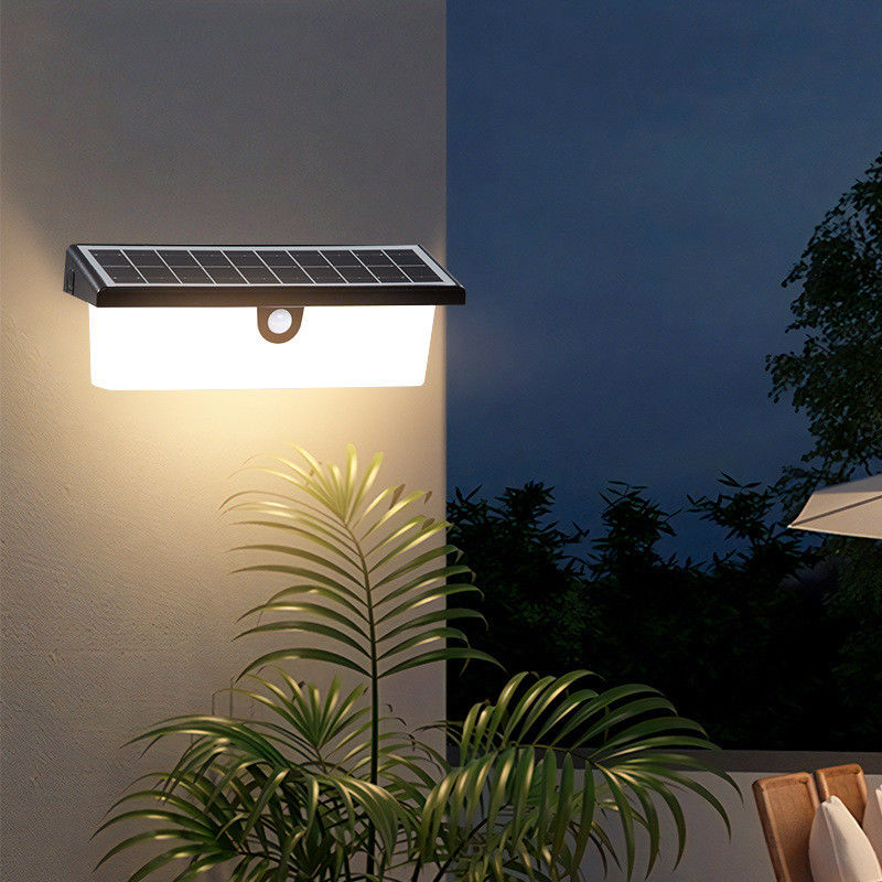 防水太陽光壁灯 庭壁マウントのための外壁LEDモーションセンサ装飾ランプ
