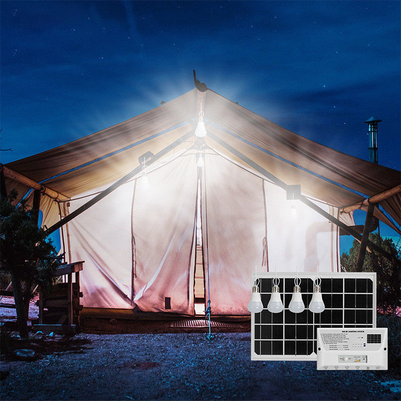360° ビームアングル キャンプ用太陽光発電灯 携帯型屋外発電システム