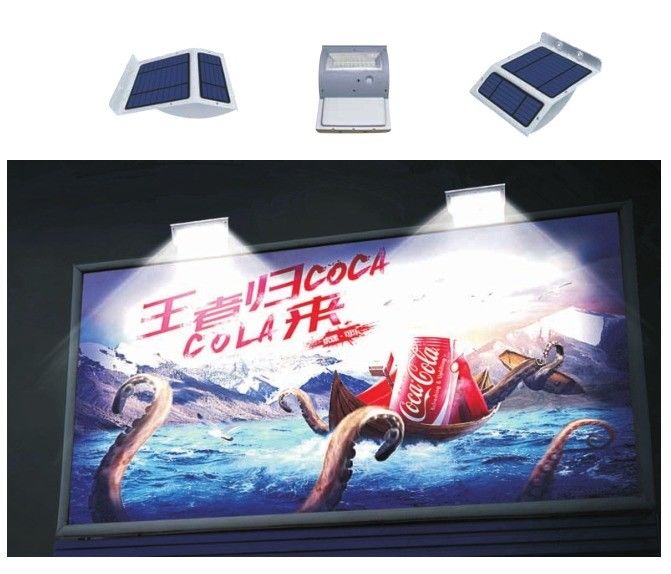スタッドレスタイヤ ウォールマウント 屋外広告市場のための太陽光発電のLEDライト