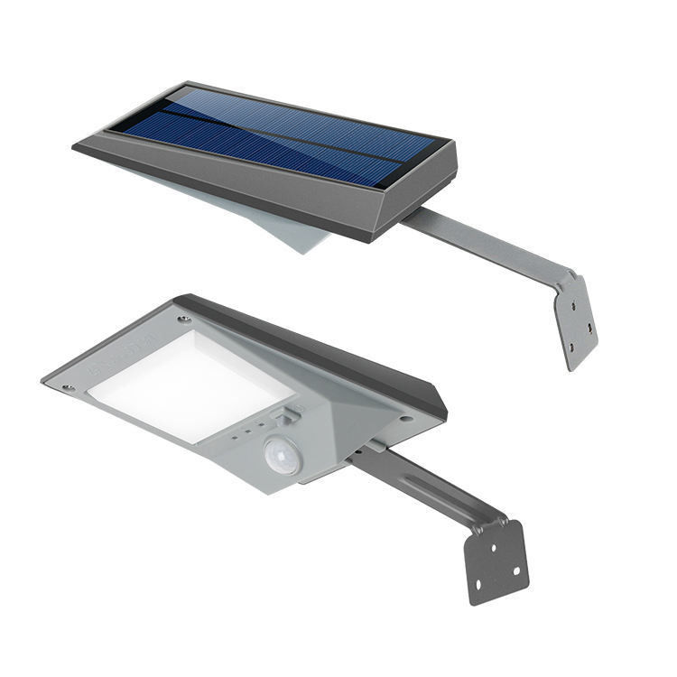 太陽光発電 高ルメン LED モダン モーションセンサー 壁灯 屋外庭園用