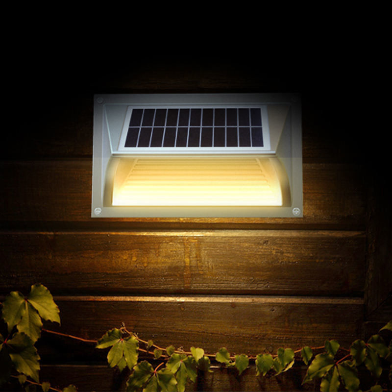 50000 時間 作業 時間 暖かい 白色 LED 太陽 ステップ 壁 ライト