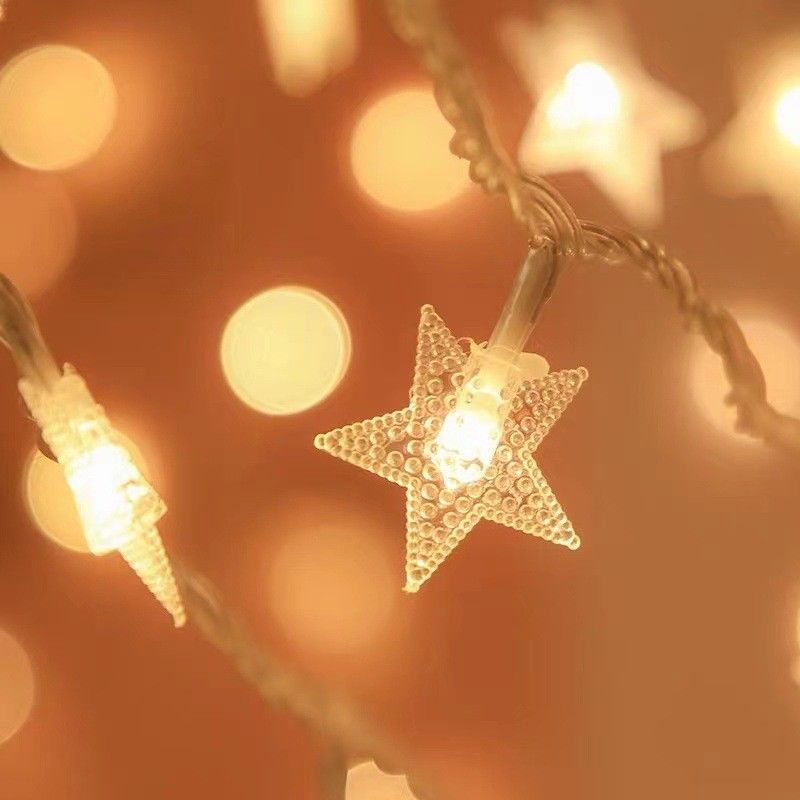 クリスマス装飾 1KG バッテリー駆動 スターライト ストリング フェアリーライト