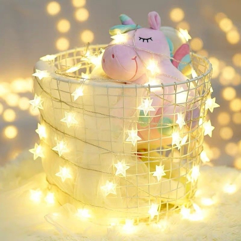 クリスマス装飾 1KG バッテリー駆動 スターライト ストリング フェアリーライト