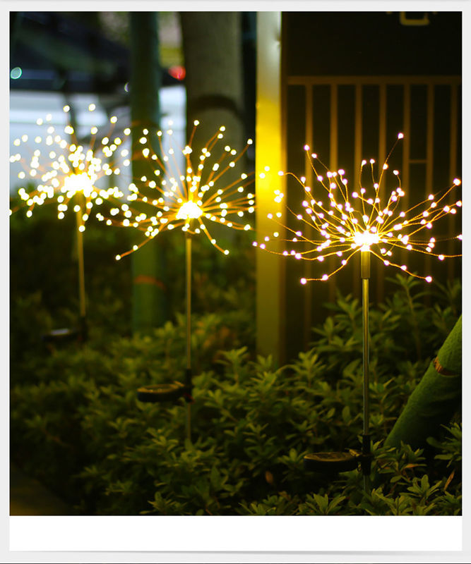 LED 太陽光花火灯 芝生庭院 パティオ クリスマス休日の装飾 現場計量