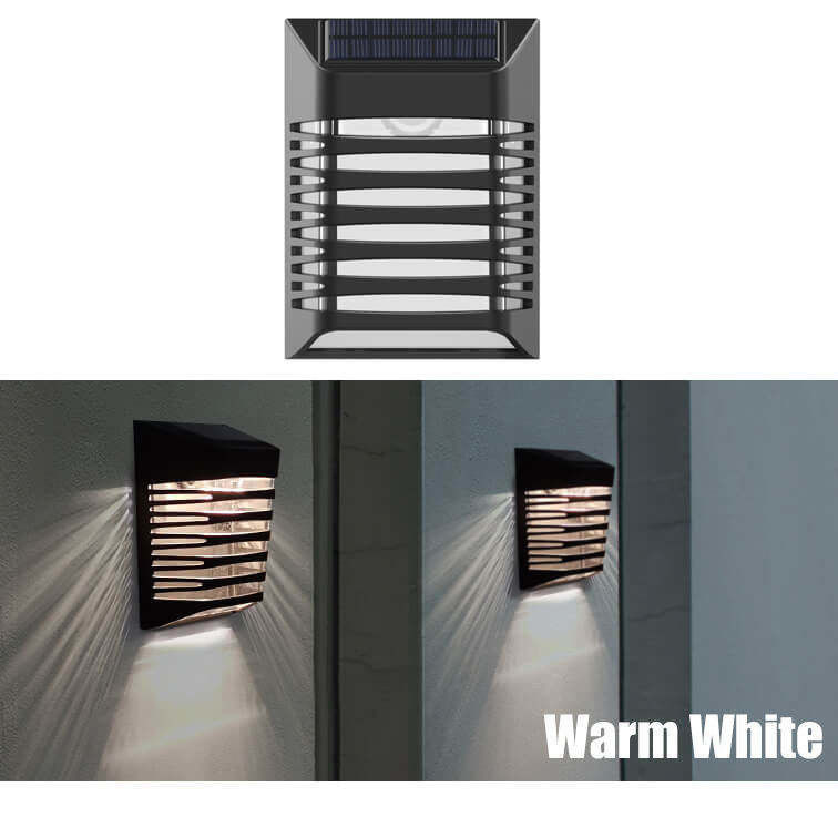 120° ビームアングル ABS 最新 耐久性 防水 屋外 LED ステップ 階段 デッキ 庭 壁 太陽光 フェンス ポスト ライト