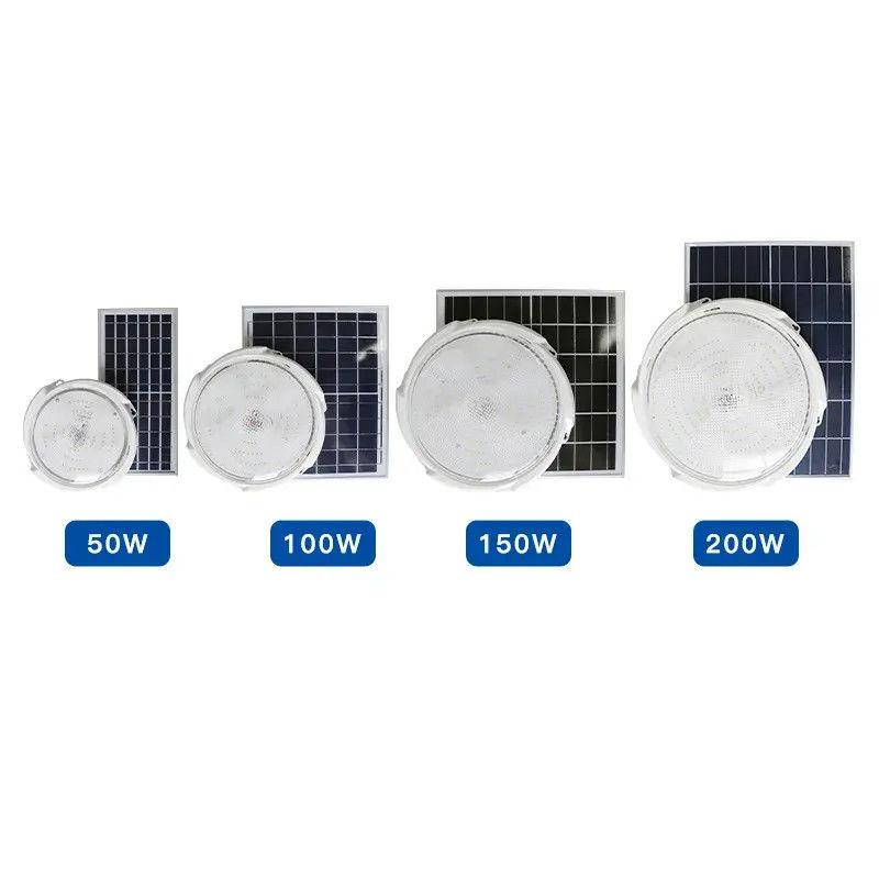 20-300w インテリジェント 太陽光 LED 天井灯 室内外用太陽光パネル