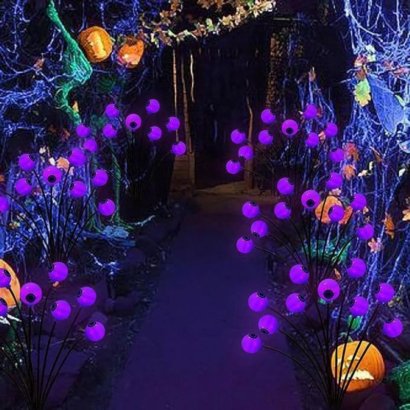 アウトドアガーデン光 LED ハロウィーンの太陽眼球ライト クリスマスの飾り付けストリング