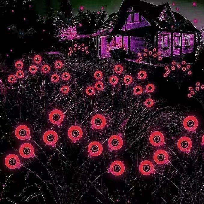 アウトドアガーデン光 LED ハロウィーンの太陽眼球ライト クリスマスの飾り付けストリング