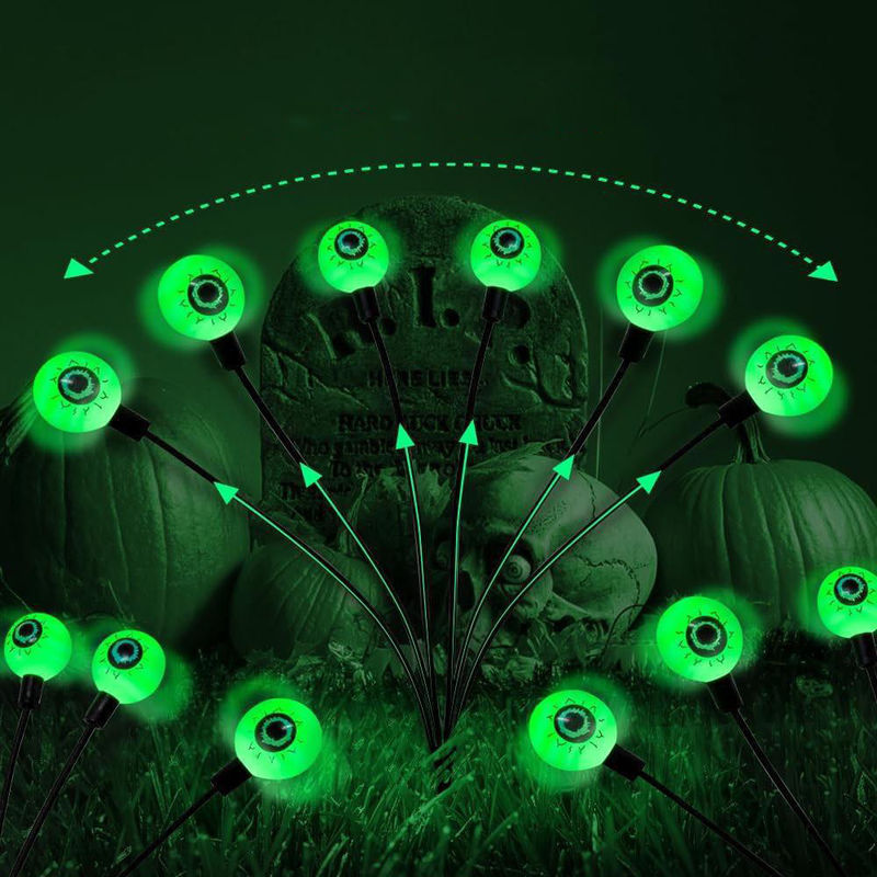 アウトドアガーデン光 LED ハロウィーンの太陽眼球ライト クリスマスの飾り付けストリング