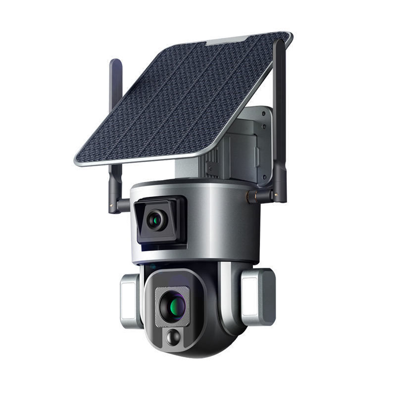 防水 1080p 2 Way Audio Wifi 4g 太陽光パネル バッテリー電源 屋外用 CCTV カメラ