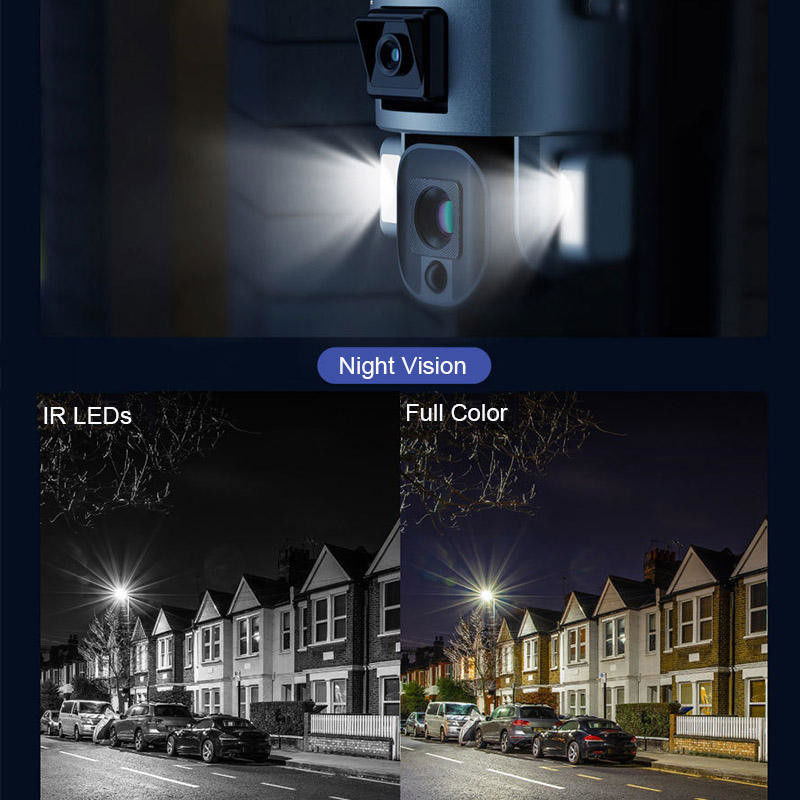 防水 1080p 2 Way Audio Wifi 4g 太陽光パネル バッテリー電源 屋外用 CCTV カメラ
