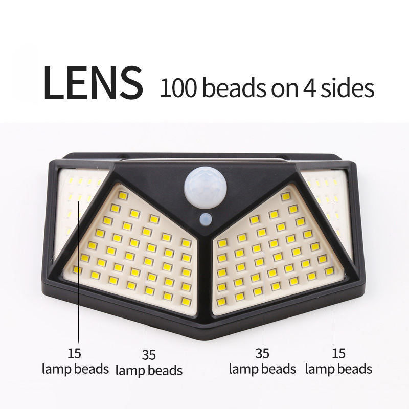 地面ガーデンランプ 太陽光壁光センサー LED 洪水照明 65lm/w 光効率