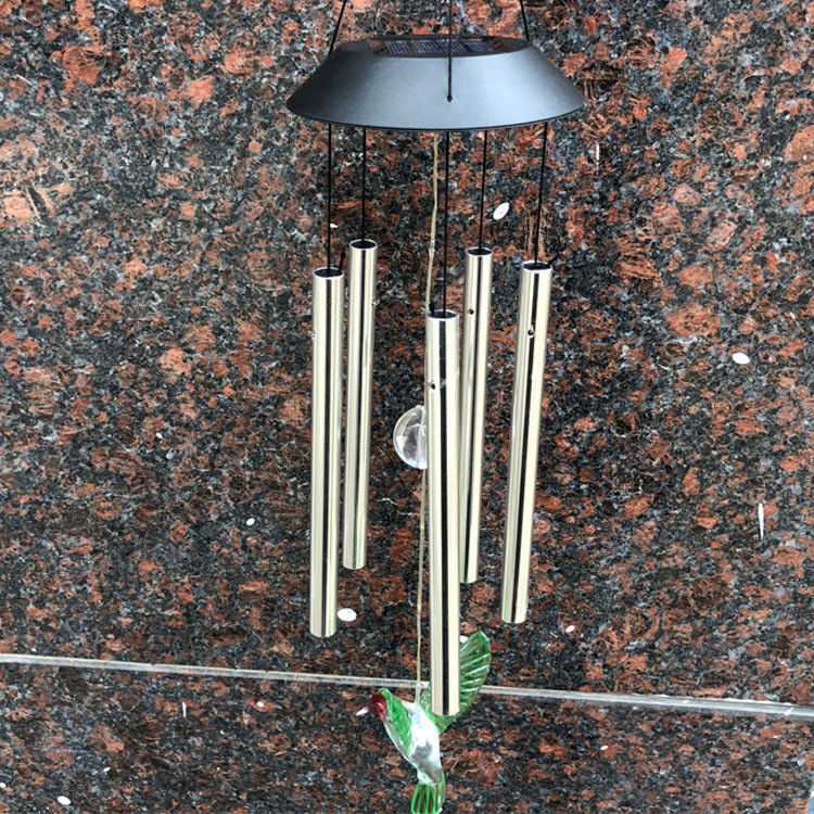 太陽光 LED ライト 色の変化する風鐘であなたの庭に美しさと光をもたらしてください