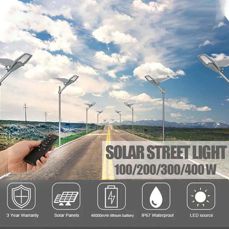 太陽光照明ランプ 300w 400w 500w 200lm/W Ip66 ランプ 太陽光照明 商業用