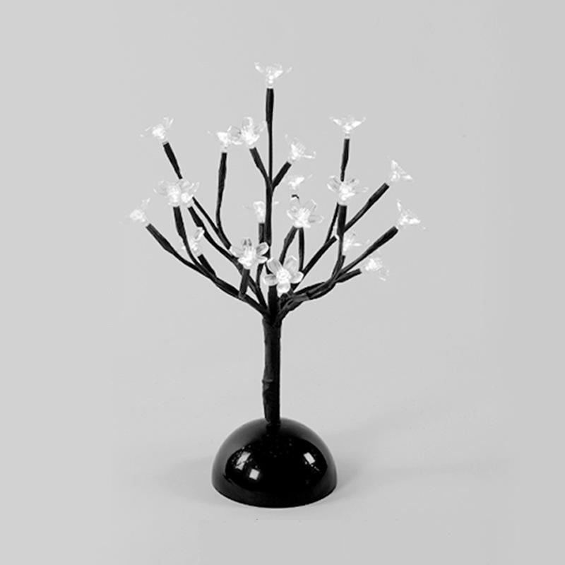 室内 36cm 24 電球 バッテリー クリスマススター 家庭装飾 LED 桜 花 テーブル ボンサイ 木 フェアリーライト