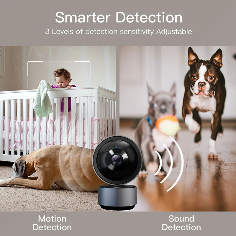 4x 電子ズーム ツヤ スマート PTZ CCTV WiFi 監視カメラ