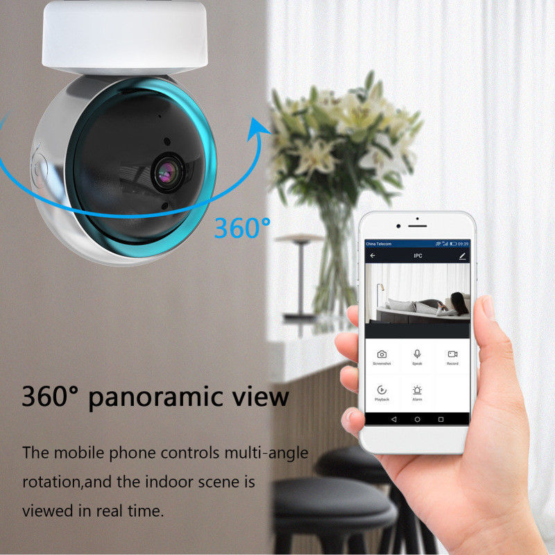 4x 電子ズーム ツヤ スマート PTZ CCTV WiFi 監視カメラ