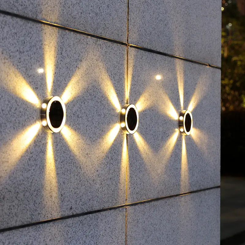 室外太陽光階段ステップデッキ照明 90lm/w 効率 LED 丸い地面照明
