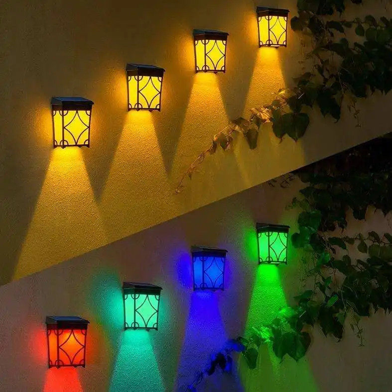 1.2V 入力電圧 LED モーションセンサーランプ 屋外庭園用 防水太陽光壁ランプ