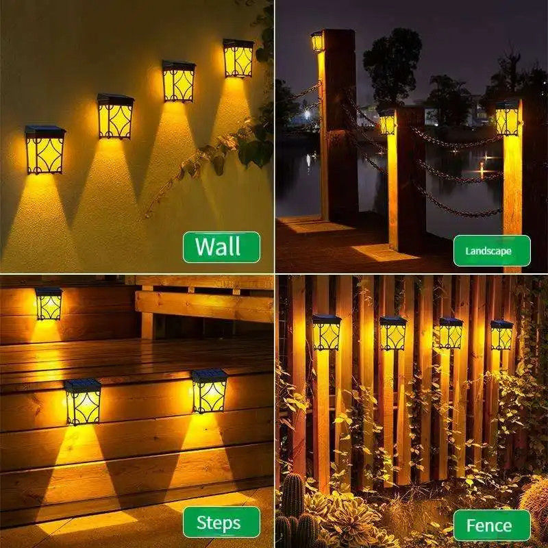 1.2V 入力電圧 LED モーションセンサーランプ 屋外庭園用 防水太陽光壁ランプ