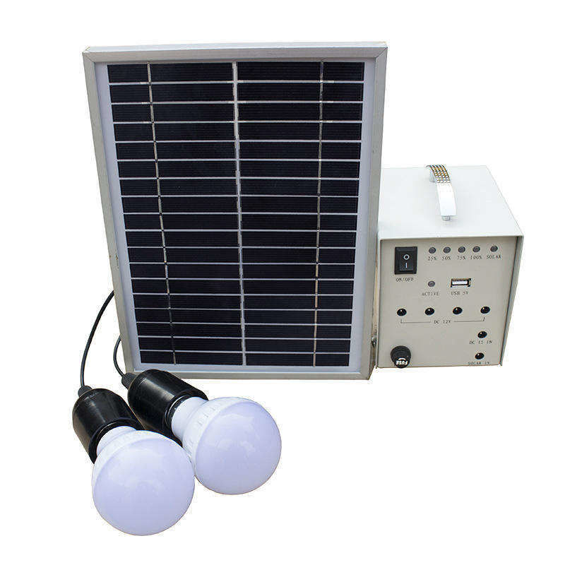 12平方メートルの照射範囲 家庭用オフィス用のポータブルミニ太陽光発電キット