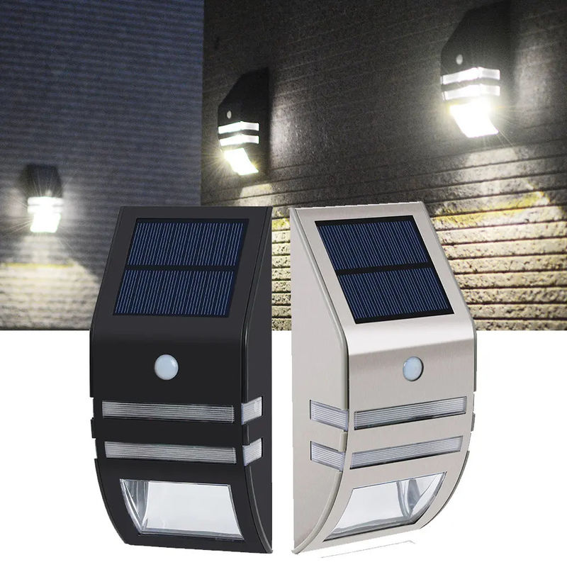 LED 太陽光運動センサー 家庭用壁灯 4v 0.33w 壁掛け 6000K 色温